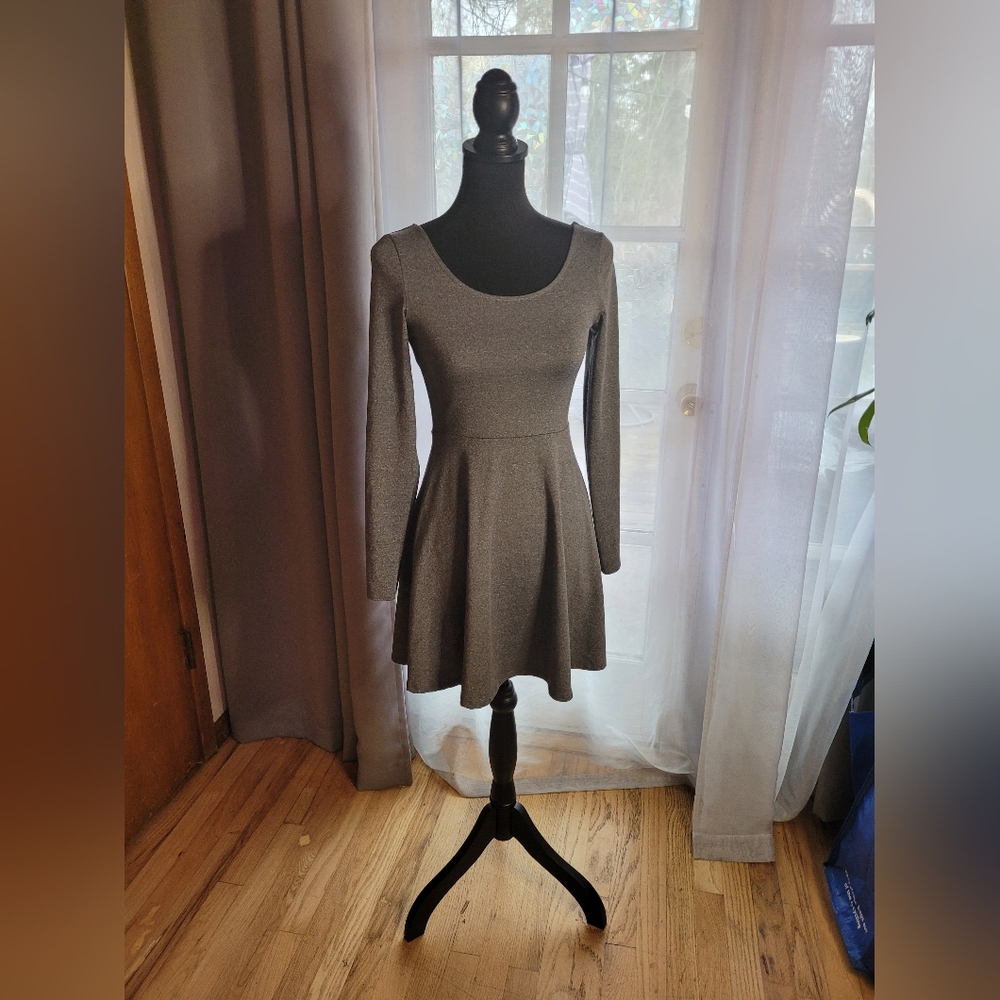 Casual Gray Women's Dress